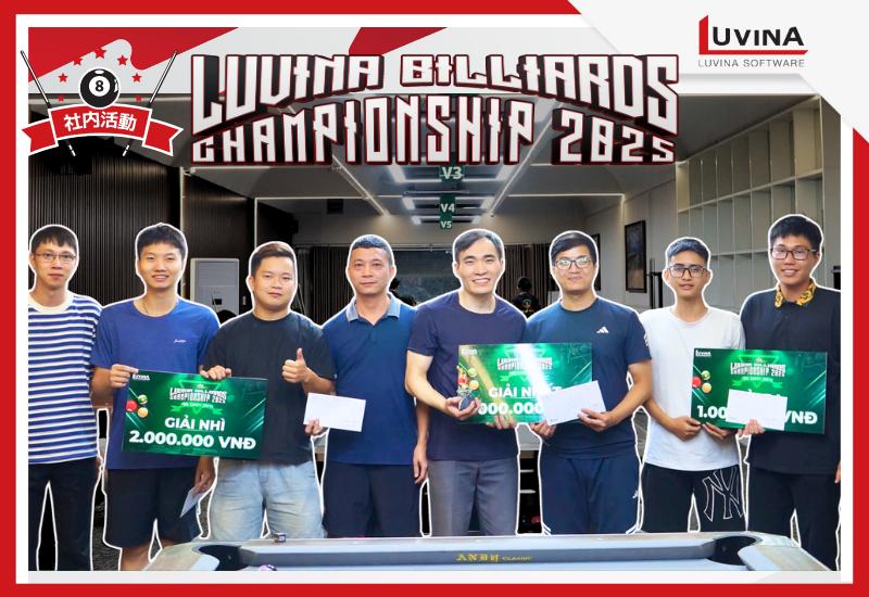 【社内活動】LUVINA BILLIARDS CHAMPIONSHIP 2025が開催されました