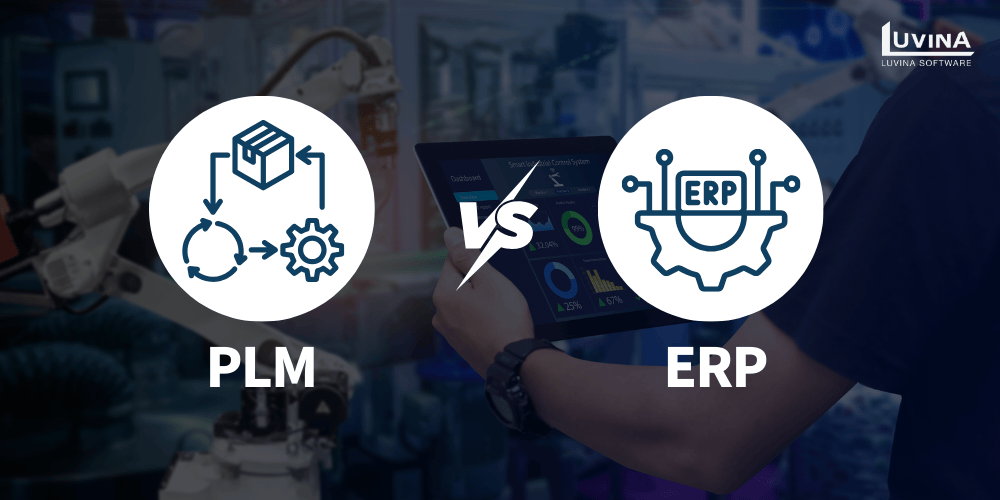 difference between plm and erp