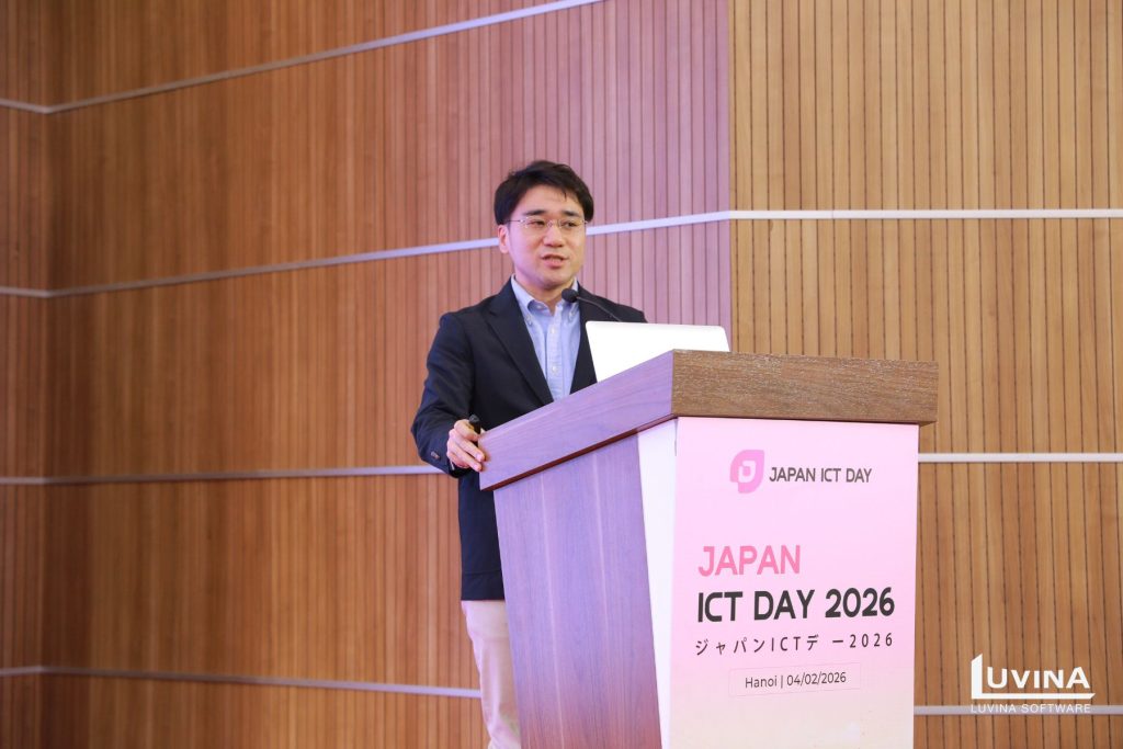 【イベントレポート】ジャパン ICT デー2026に参加しました 2 luvina tanaka shoichiro at japan ict day 2026