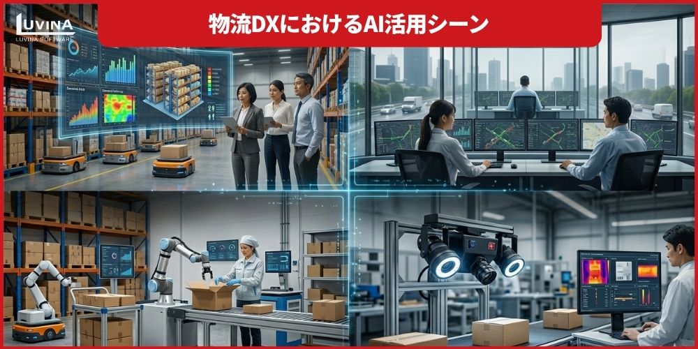 物流業界でのAI成功事例10選|メリット・活用領域・導入ステップを徹底解説 1 leveraging ai for logistics digital transformation